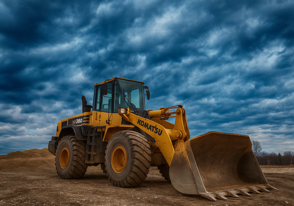 واردات ۸ دستگاه لودر کوماتسو از امارات